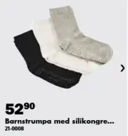Biltema Barnstrumpa med silikongre... erbjuda