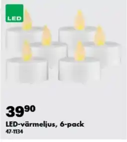 Biltema LED-värmeljus erbjuda