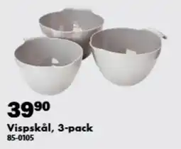Biltema Vispskål, 3-pack erbjuda