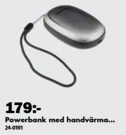 Biltema Powerbank med handvärma erbjuda