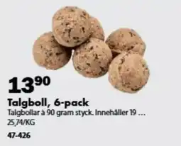 Biltema Talgboll erbjuda