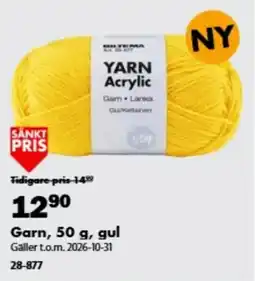 Biltema Yarn Acrylic erbjuda