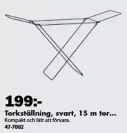 Biltema Torkställning, svart erbjuda