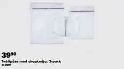 Biltema Tvätt Påse med dragkedja erbjuda