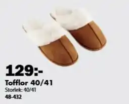 Biltema Tofflor 40/41 erbjuda