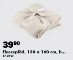 Biltema Fleecepläd erbjuda