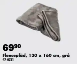 Biltema Fleecepläd erbjuda