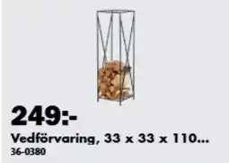 Biltema Vedförvaring erbjuda