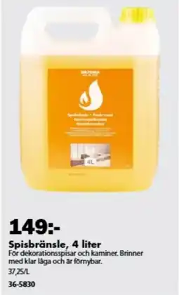 Biltema Bilzoma spisbränsle erbjuda
