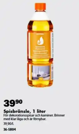 Biltema Spisbränsle erbjuda