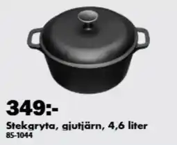 Biltema Stekgryta, gjutjärn erbjuda