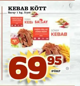 Kebab kött