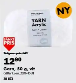 Biltema Hultema yarn acrylic erbjuda