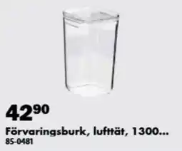 Biltema Förvaringsburk, lufttät erbjuda