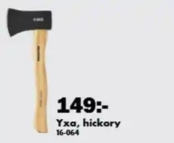 Biltema Yxa, hickory erbjuda