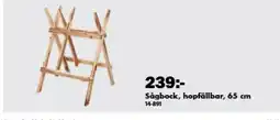 Biltema Sågbock, hopfällbar erbjuda