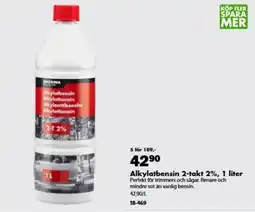 Biltema Biltema alkylatbensin 2-takt 2% erbjuda