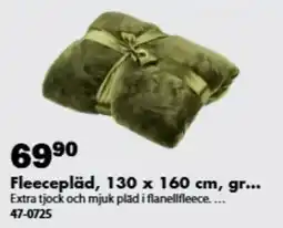 Biltema Fleecepläd erbjuda
