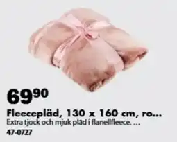 Biltema Fleecepläd erbjuda