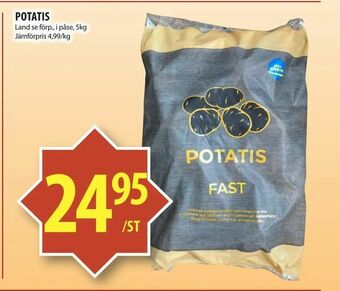 Matvärlden Tensta Potatis erbjuda