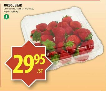 Matvärlden Tensta Jordgubbar erbjuda