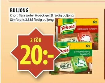 Matvärlden Tensta Buljong erbjuda