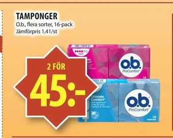 Matvärlden Tensta Tamponger erbjuda