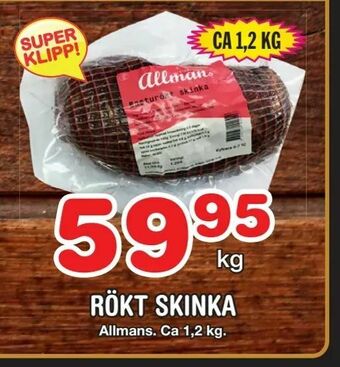 Nya Pulsen Rökt skinka erbjuda