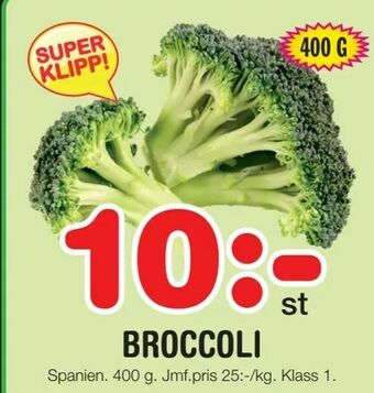 Nya Pulsen Broccoli erbjuda