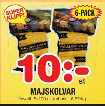 Nya Pulsen Majskolvar erbjuda