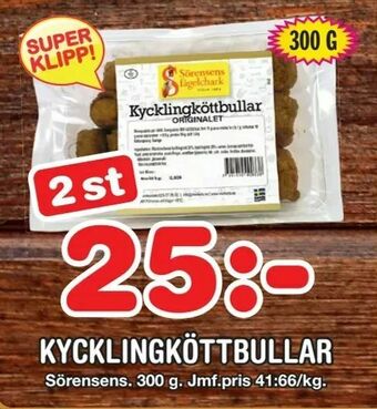 Nya Pulsen Kycklingköttbullar erbjuda
