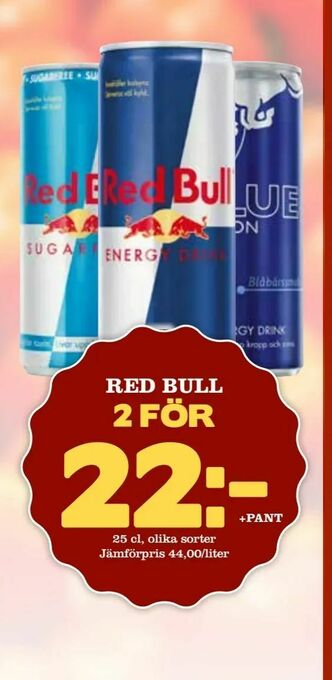 Nya Pulsen Red bull erbjuda