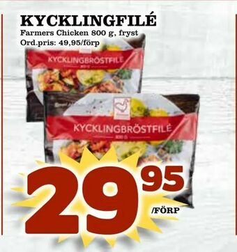 Supergrossen Kycklingfilé erbjuda