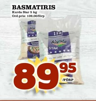 Supergrossen Basmatiris erbjuda