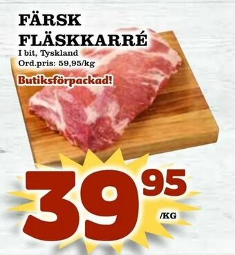 Supergrossen Färsk fläskkarré erbjuda
