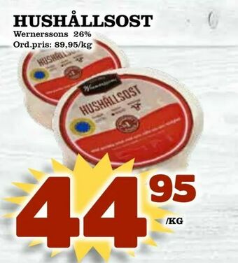 Supergrossen Hushållsost erbjuda