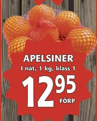 Supergrossen Apelsiner erbjuda