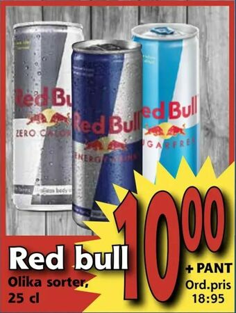 Supergrossen Red bull erbjuda