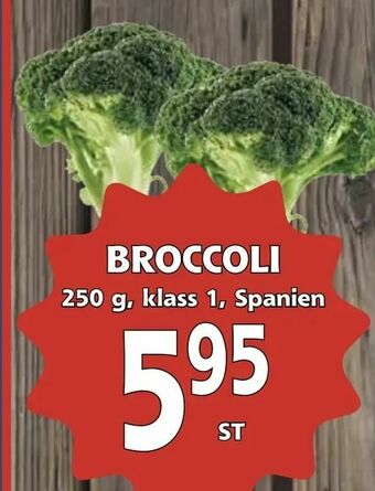 Supergrossen Broccoli erbjuda