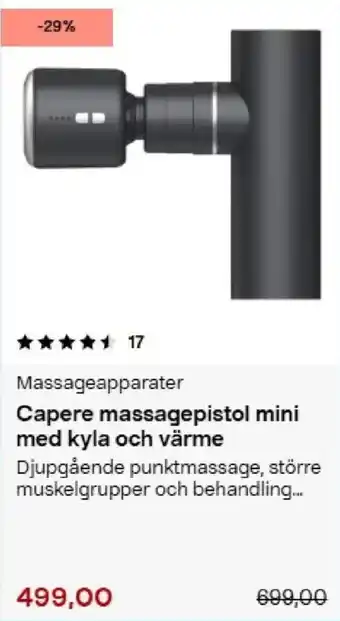 Capere massagepistol mini