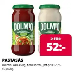 Tempo Dolmio pastasås erbjuda