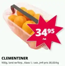 Tempo Clementiner erbjuda