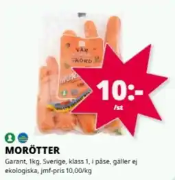 Tempo Morötter erbjuda
