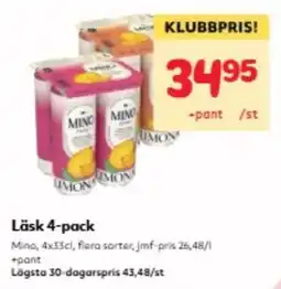 Hemköp Mino läsk erbjuda