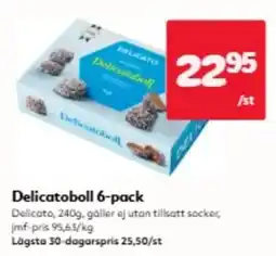 Hemköp Delicatoboll 6-pack erbjuda