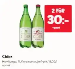 Hemköp Cider erbjuda