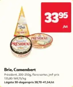 Hemköp President brie camembert erbjuda