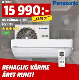 Bauhaus Panasonic luftvärme pump lz25tke erbjuda