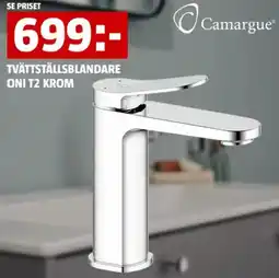 Bauhaus Camargue tvättställsblandare oni t2 krom erbjuda