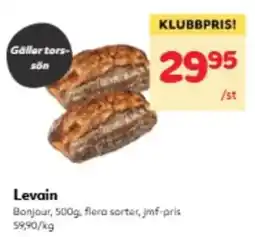 Hemköp Levain erbjuda